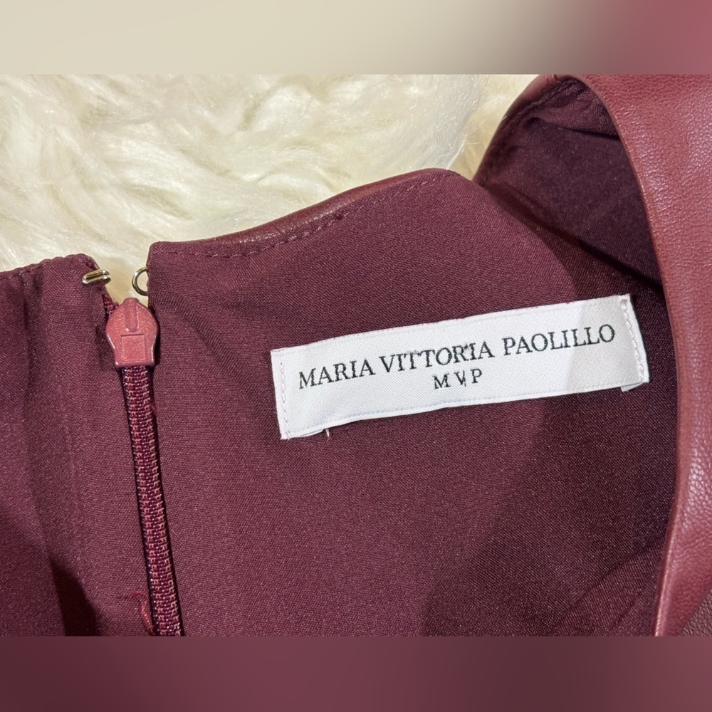 NWOT MVP Faux Leather Dress - Picture 8 of 15